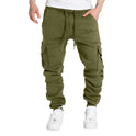 Men's Autumn And Winter Pocket Training Sports Pants Fleece Pants