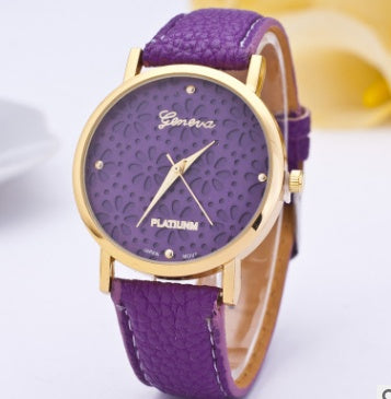 Geneva Flower Wrist Watch