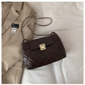 Diamond Chain Crossbody Bag Shoulder Commuter