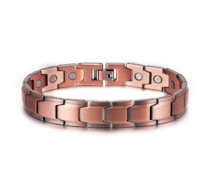 Pure Copper Bracelet Retro Bottom Full Magnetic