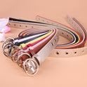 Round buckle ladies eye belt