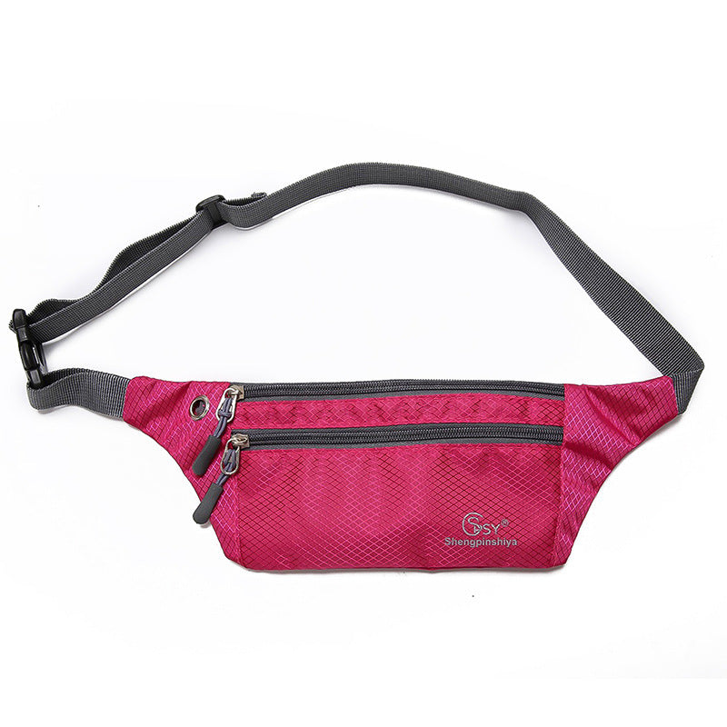 Hot sale multifunction running waist bag for men's sports outdoor burglar burglar bag