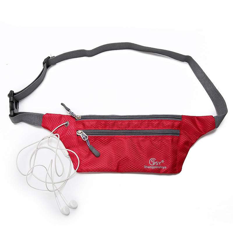 Hot sale multifunction running waist bag for men's sports outdoor burglar burglar bag