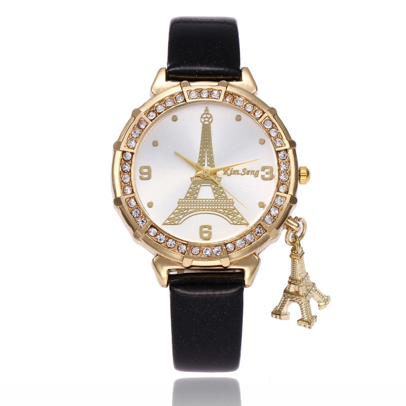 Tower pendant ladies watch