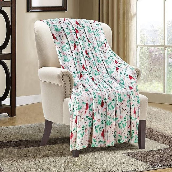 Christmas Flannel Blanket 3D Printing Nap Quilt