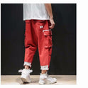 Loose Straight 9 Points Hip Hop Pants