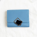 Women's Short Chic Flip Zipper Multiple Card Slots Wallet