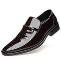 Formal bright leather invisible increase men's shoes