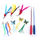 Fishing Rod Cat Teaser Butterfly Combination Pet Toy Set