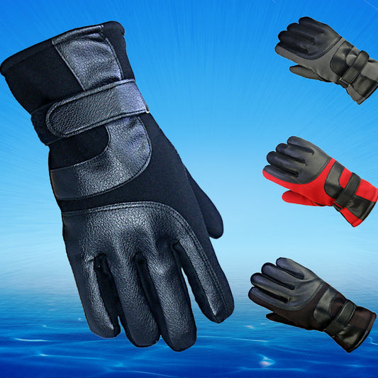 Outdoor thickened cold-proof non-slip gloves