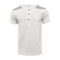 Summer Short Sleeve Men's Color Matching Thin