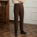 Autumn And Winter Corduroy Smooth Ankle-length Pants Men