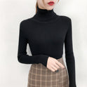 Turtleneck knitted bottoming shirt