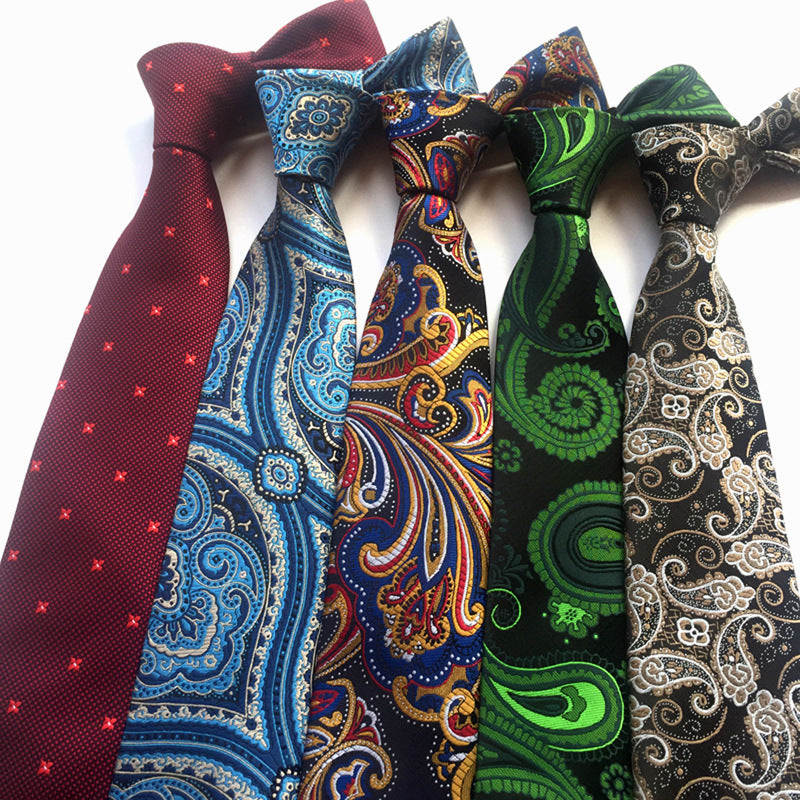 Men's Casual Formal Wear Polyester Jacquard Tie