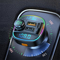 Bluetooth 5.0 FM Transmitter Handsfree Car Radio Modulator MP3 Player