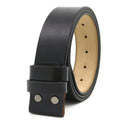 38cm No Buckle Men's Leather Belt