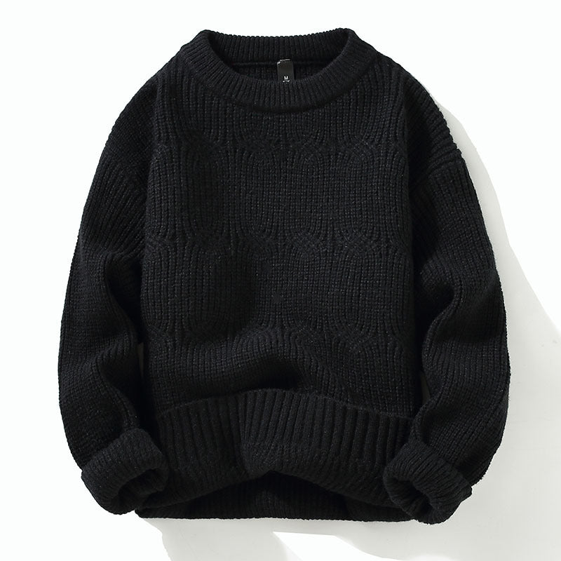 Autumn New Round Neck Pullover Base Autumn New Men's Sweater