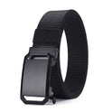 Men's Toothless Automatic Buckle Canvas Belt