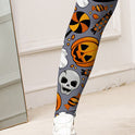 Halloween Bat Ghost Yoga Pants Pumpkin