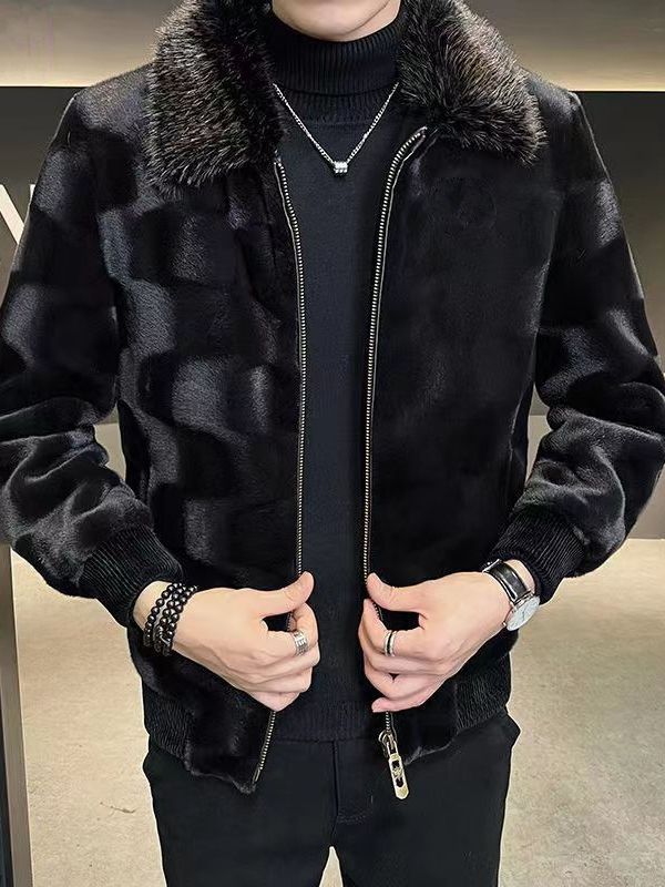 Fur Coat Men's Clothing Mink Skin