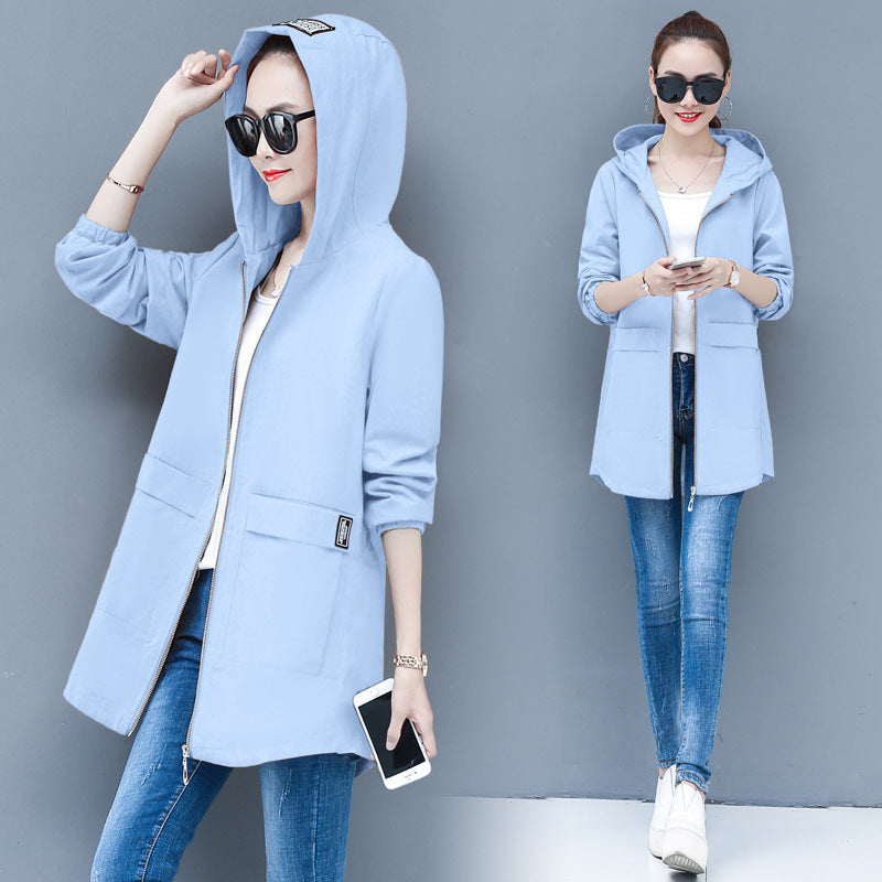 New Style Plus Fat Plus Size Women's Trench Coat