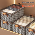 Foldable Fabric Steel Frame Non-woven Fabric Household Large Capacity Clothes Storage Box