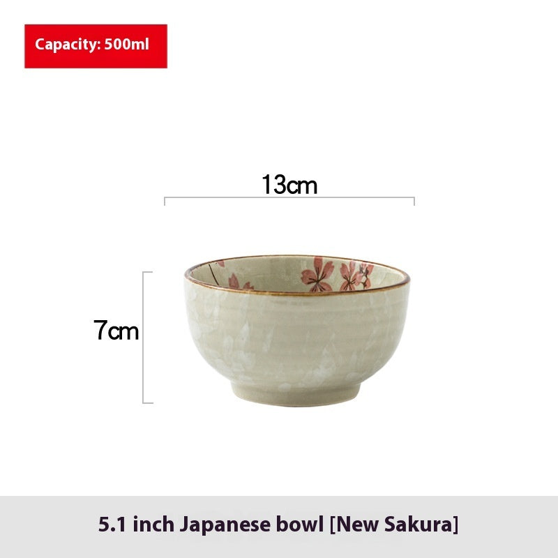 Breakfast Bowl Ceramic Noodle Bowl Household