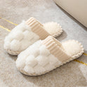 Indoor Warm Platform Couple Plush Slippers