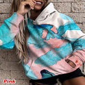 Women's Loose Thick Long-sleeved Hooded Sweater