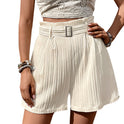 Fashion Casual Women's Pleated Shorts