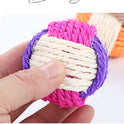 Pet Supplies Cat Toy Three-color Sisal Ball