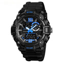 Black Gold Multi-functional Waterproof Men's Electronic Watch