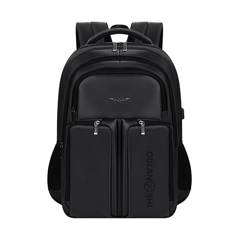 Double-layer Large Capacity Backpack Nylon Stitching