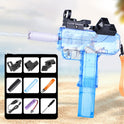 Uzi Electric Burst Water Gun Children's Powerful Water Gun Toy Fully Automatic Range Long Spray Outdoor Toy Water Gun