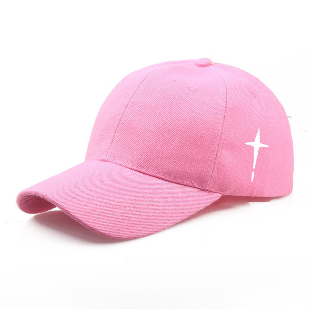 Baseball Cap Men's Polyester Cotton Cross Print Casual Sun Hat