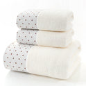 Cotton Three-piece Towel Veneer Cloth Thickened Hotel Bath Towel Embroidery