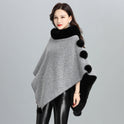 Fashion Faux Fur Jacket Women Shawl Scarf