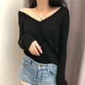 Autumn And Winter New Slim Long-sleeved French Style Sweater