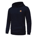 Hooded Round Neck Casual Sweatshirt Jacket