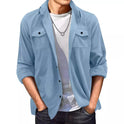 Spring And Autumn Men's Lapel Casual European And American Style Suede Jacket