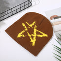 Knitted Hat New Five-pointed Star Woolen Cap