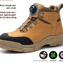 High Top Safety Shoes For Men All Seasons Anti-smash And Anti-puncture