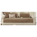 Lambswool Sofa Cushion Solid Color Non-slip Sofa Seat Cover