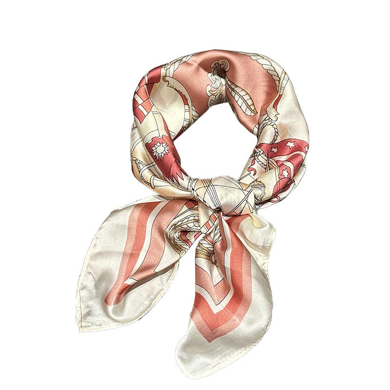 Women's Scarf Fashion Flower Artificial Silk