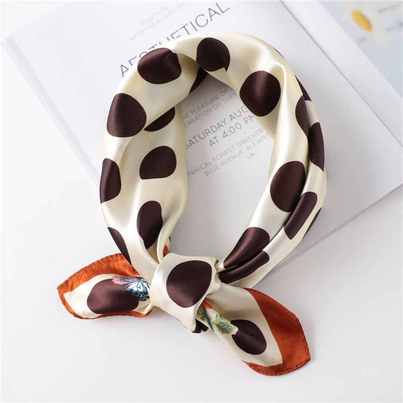 Women's New Small Square Retro Cashew Professional Scarf