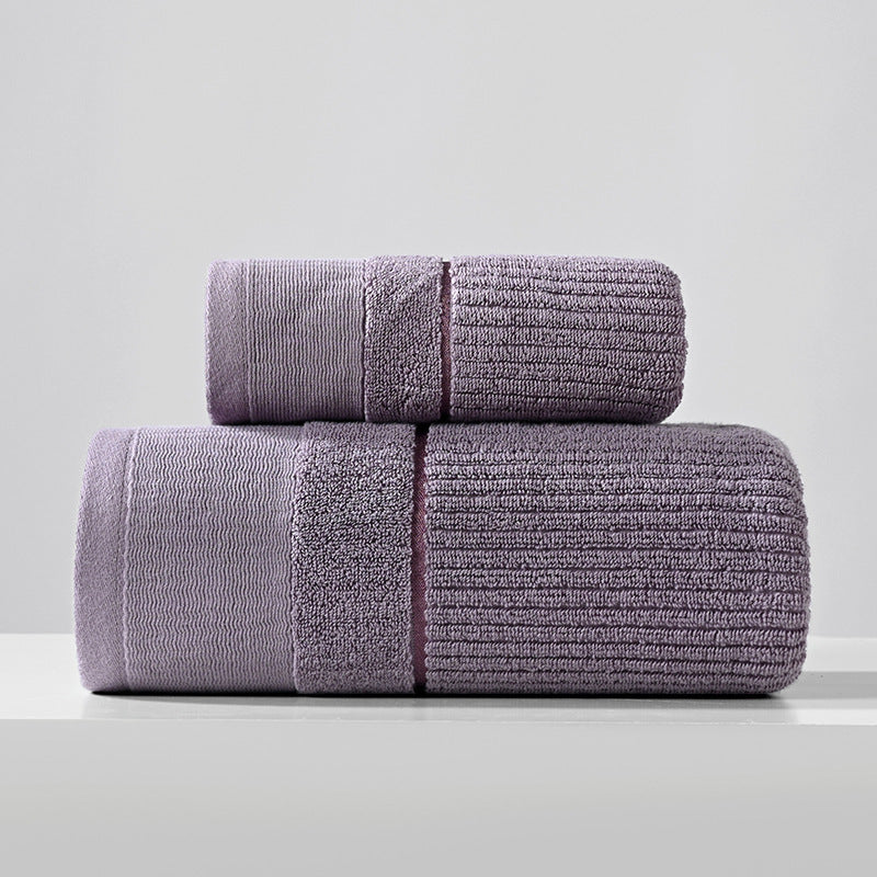 Pure Cotton Towels Three-piece With Hand Bath Towel Class