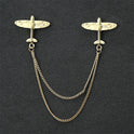 Fashion Simple Men's Chain Rudder Brooch