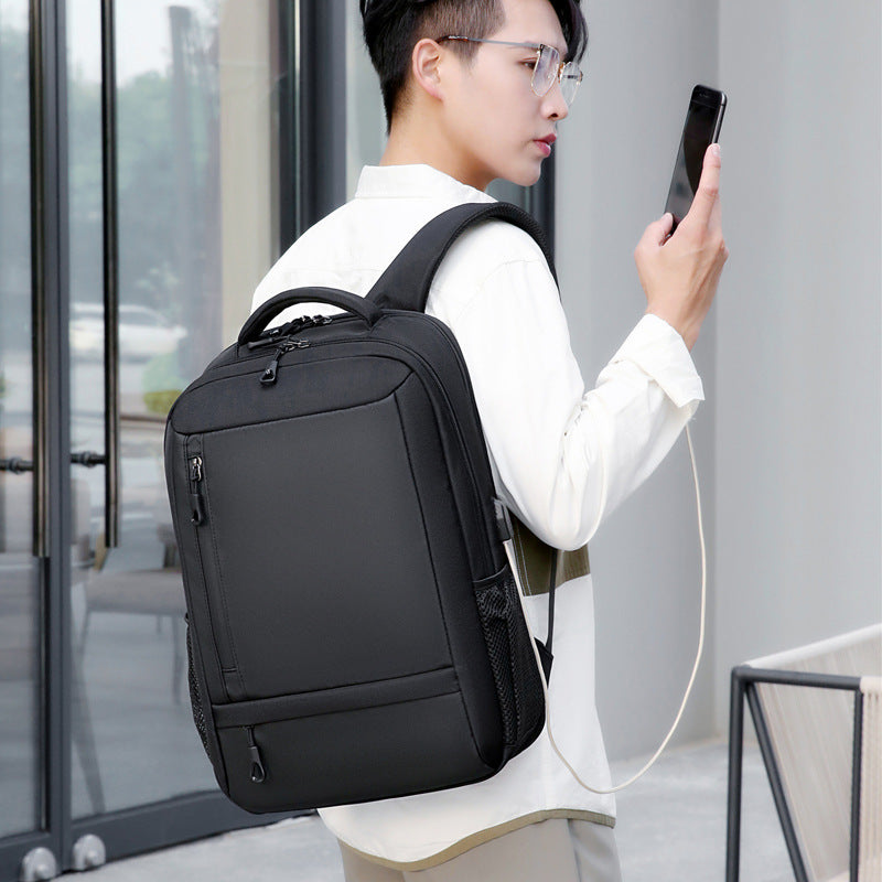 Men's Multi-functional Computer Backpack Simple Waterproof