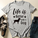 Our Dog Needed A Friend Letter Print Short-sleeve