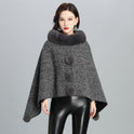 Fashion Faux Fur Jacket Women Shawl Scarf